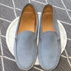 Todd’s powder blue loafer women
